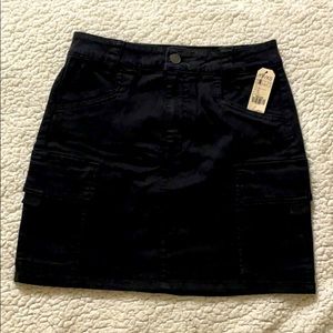 Black Garage Cargo Skirt XS